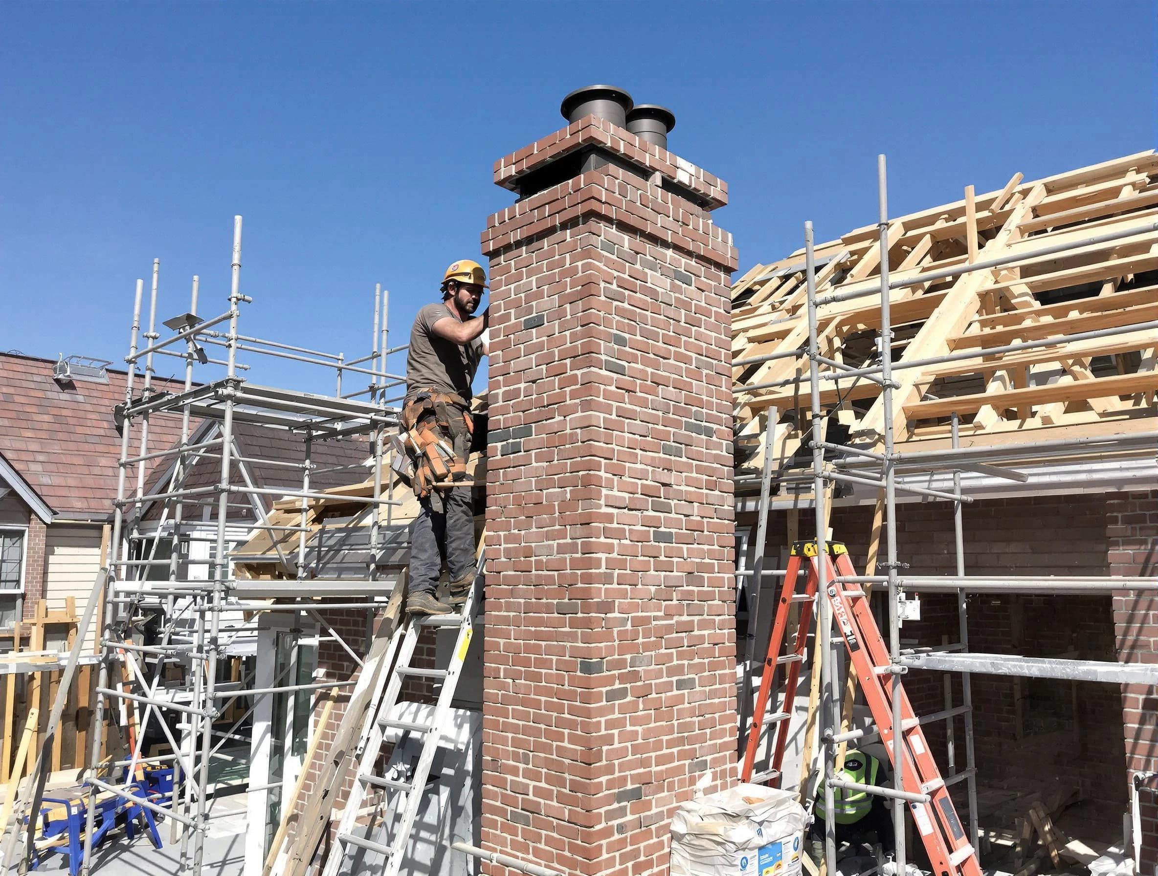 New chimney installation completed by Brookline Chimney Sweep in Brookline, MA