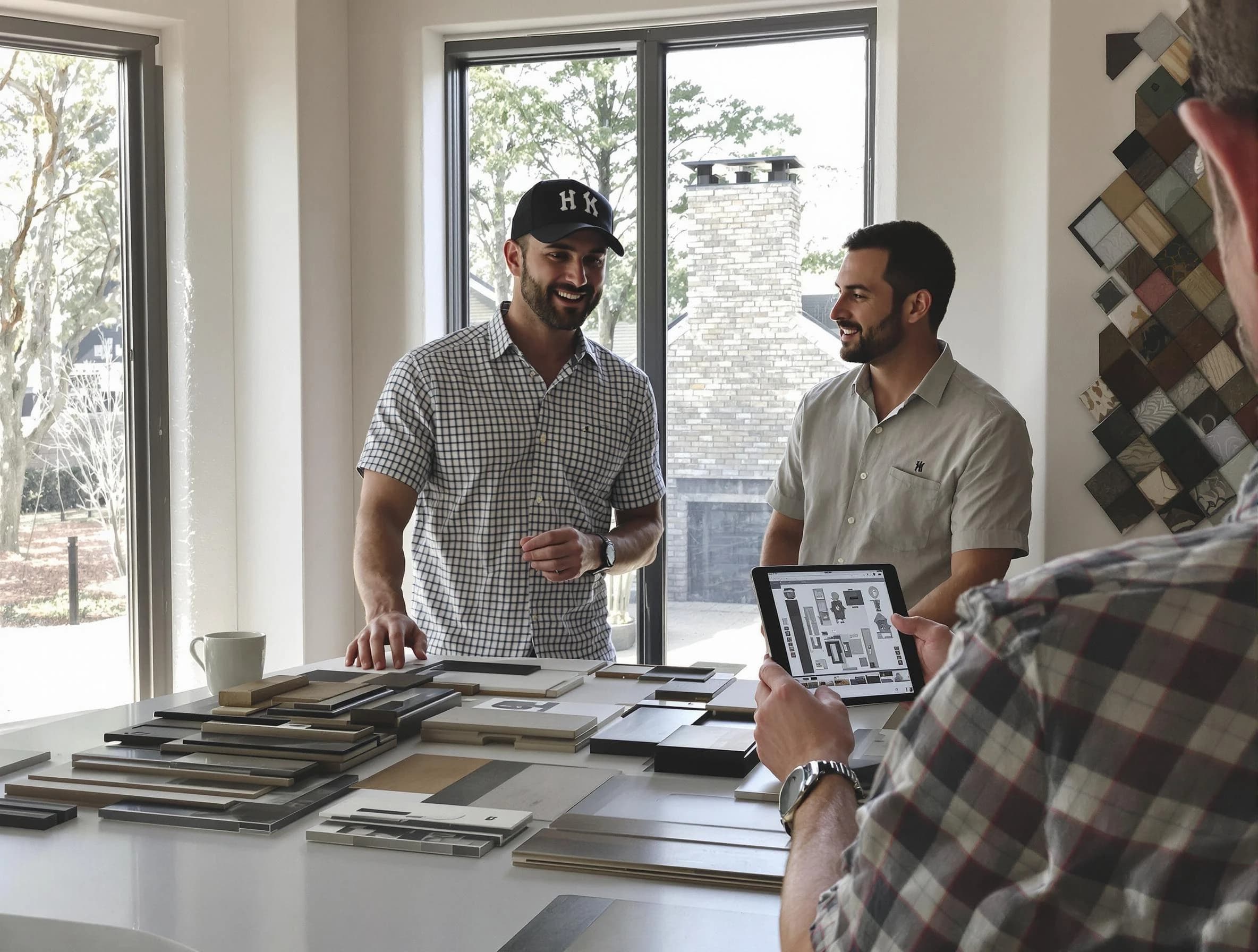 Brookline Chimney Sweep remodeling a chimney and fireplace in Brookline, MA