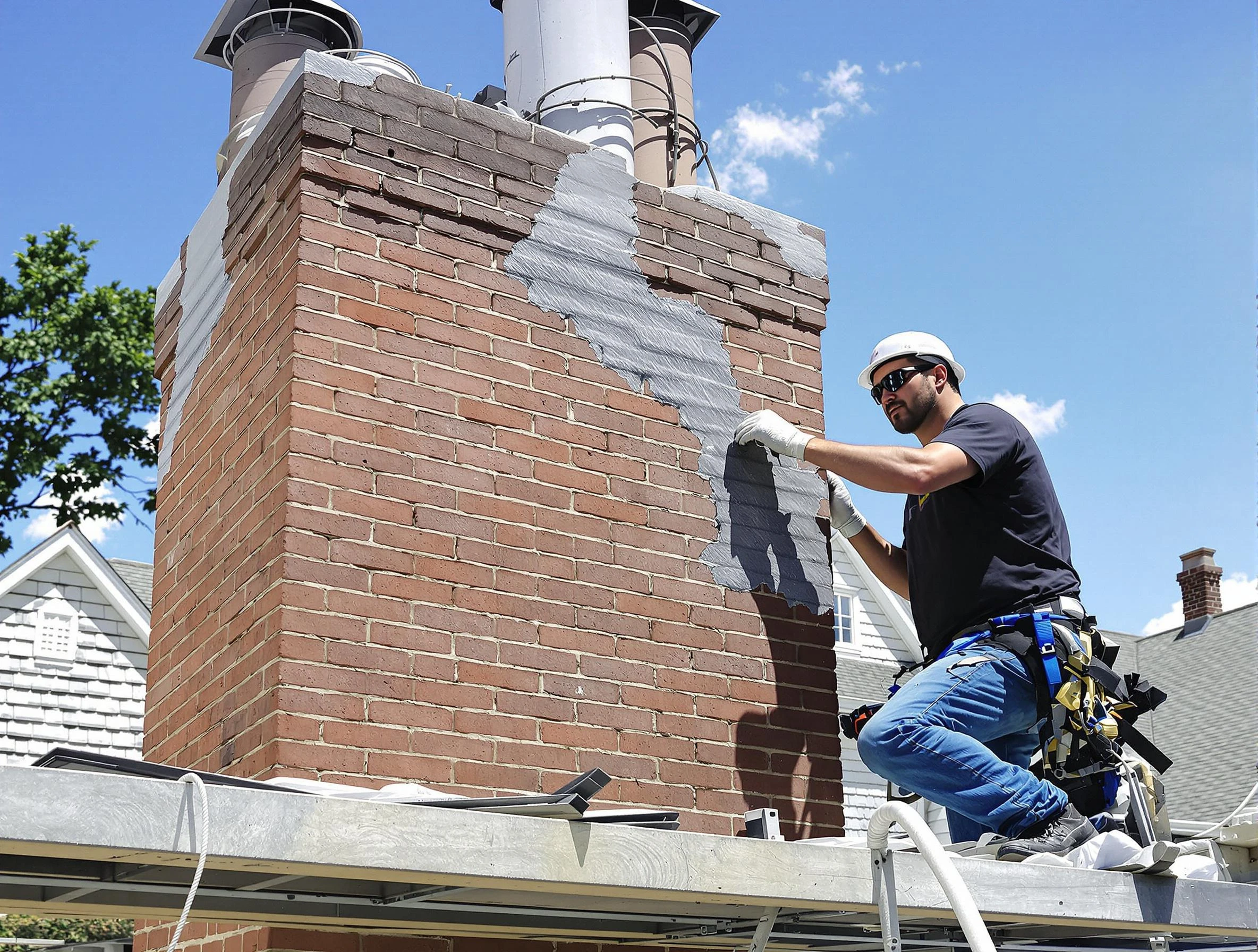 Chimney Restoration in Brookline